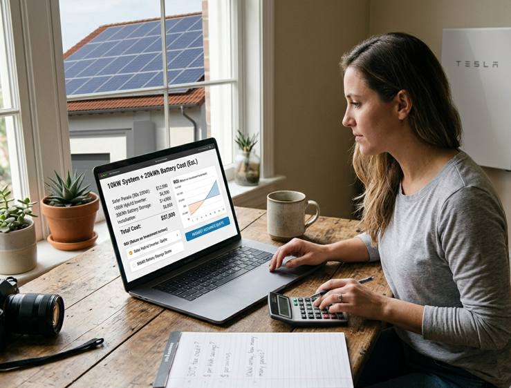 How Much Does a 10kW Solar System Cost with Battery?