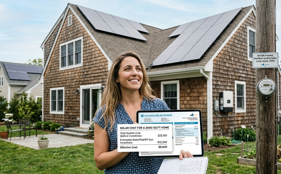 Discover the solar panel cost for a 2000 sq ft home